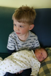 choldingj Charles holding Josephine